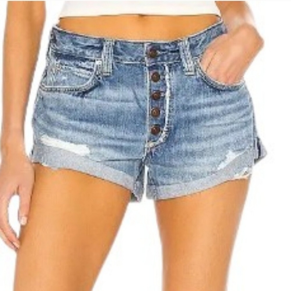 We The Free Romeo Rolled Cut Off Short Distressed Festival Fair Summer Size 27